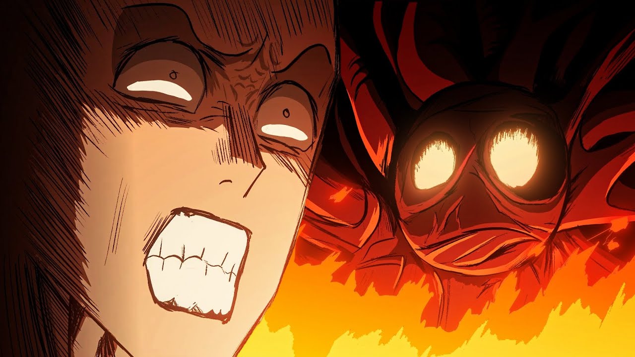 Saitama VS Orochi . Onepunchman chapter 115 fan animation