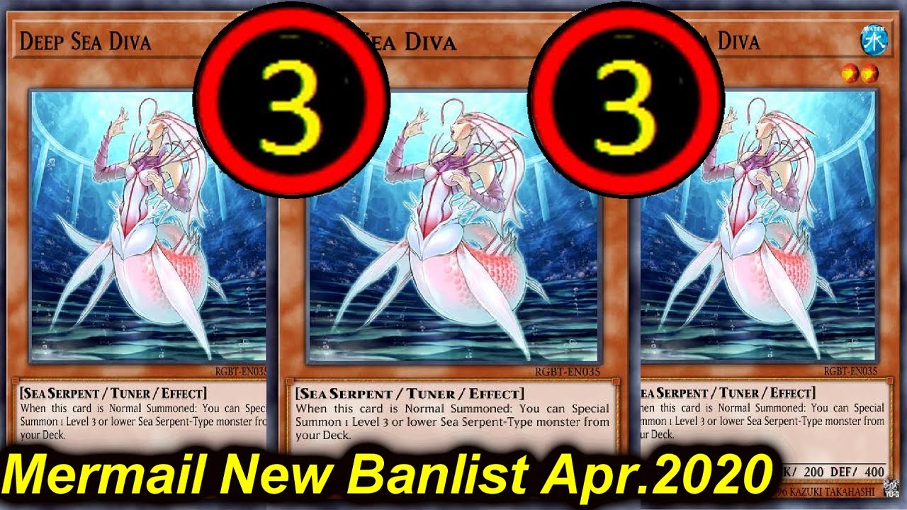 【YGOPRO】MERMAIL DECK APRIL 2020 - NEW TCG BANLIST!!