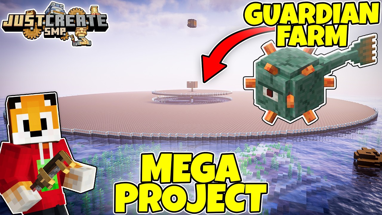 MASSIVE GUARDIAN FARM - Minecraft Create Mod [#21]