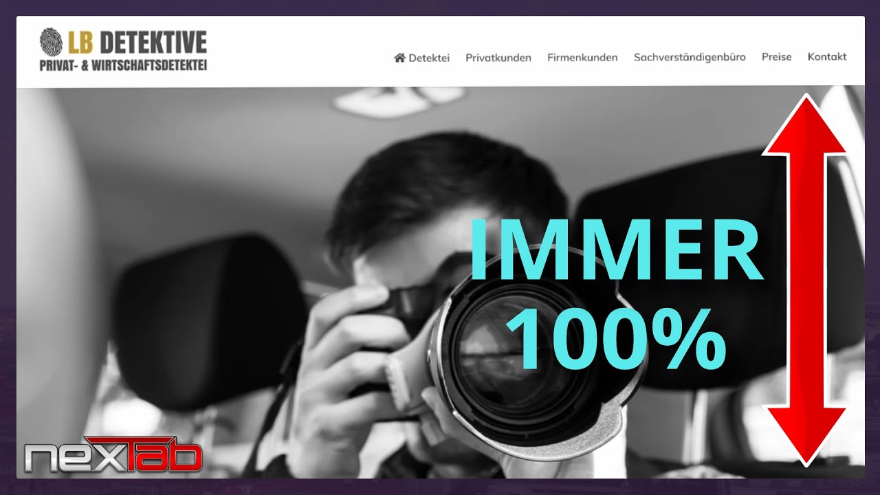 Divi-Tutorial Sektion exakt auf 100% der Bildschirmhöhe einstellen