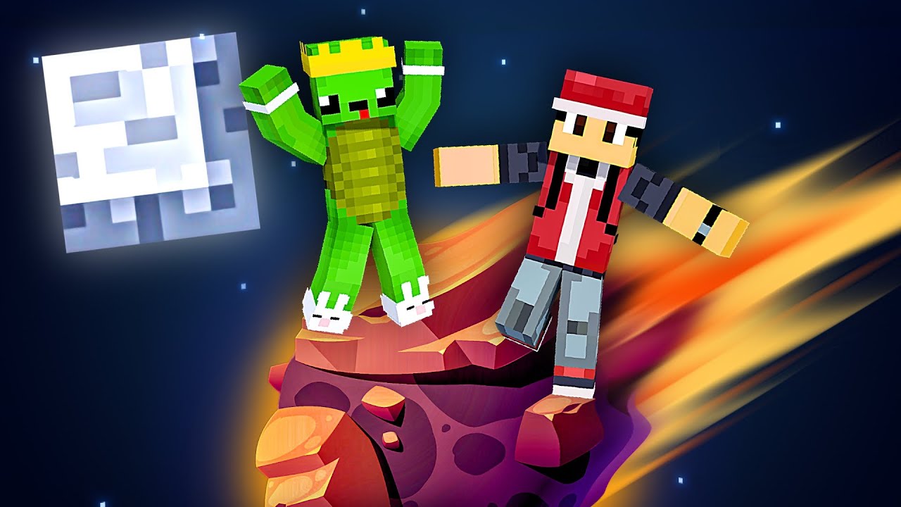 Wir sind auf einem METEORITEN in Minecraft GEFANGEN!