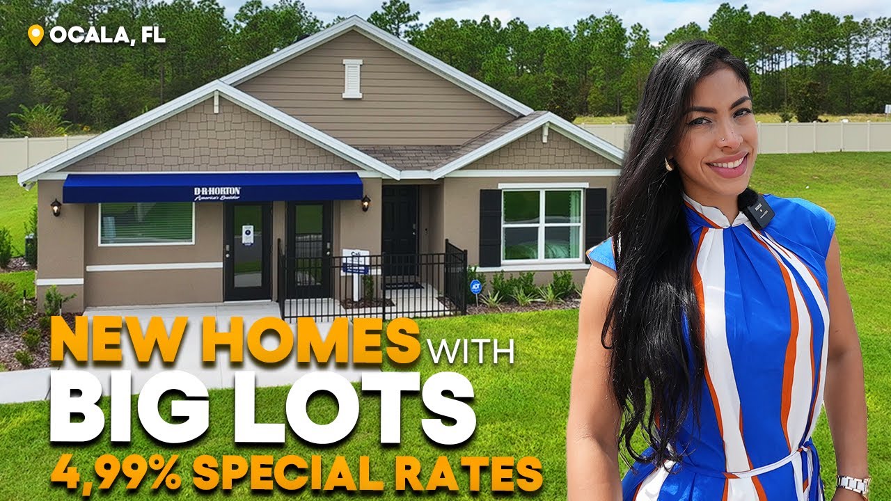Private Community with QUARTER ACRE LOTS, and 4.99% Special RATES | OCALA, FL