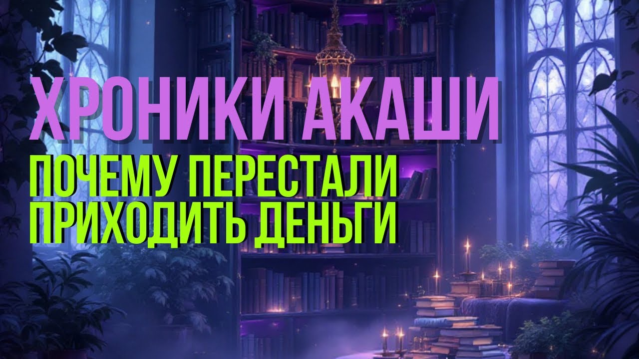 Почему перестали приходить деньги? Ответ из Хроник Акаши