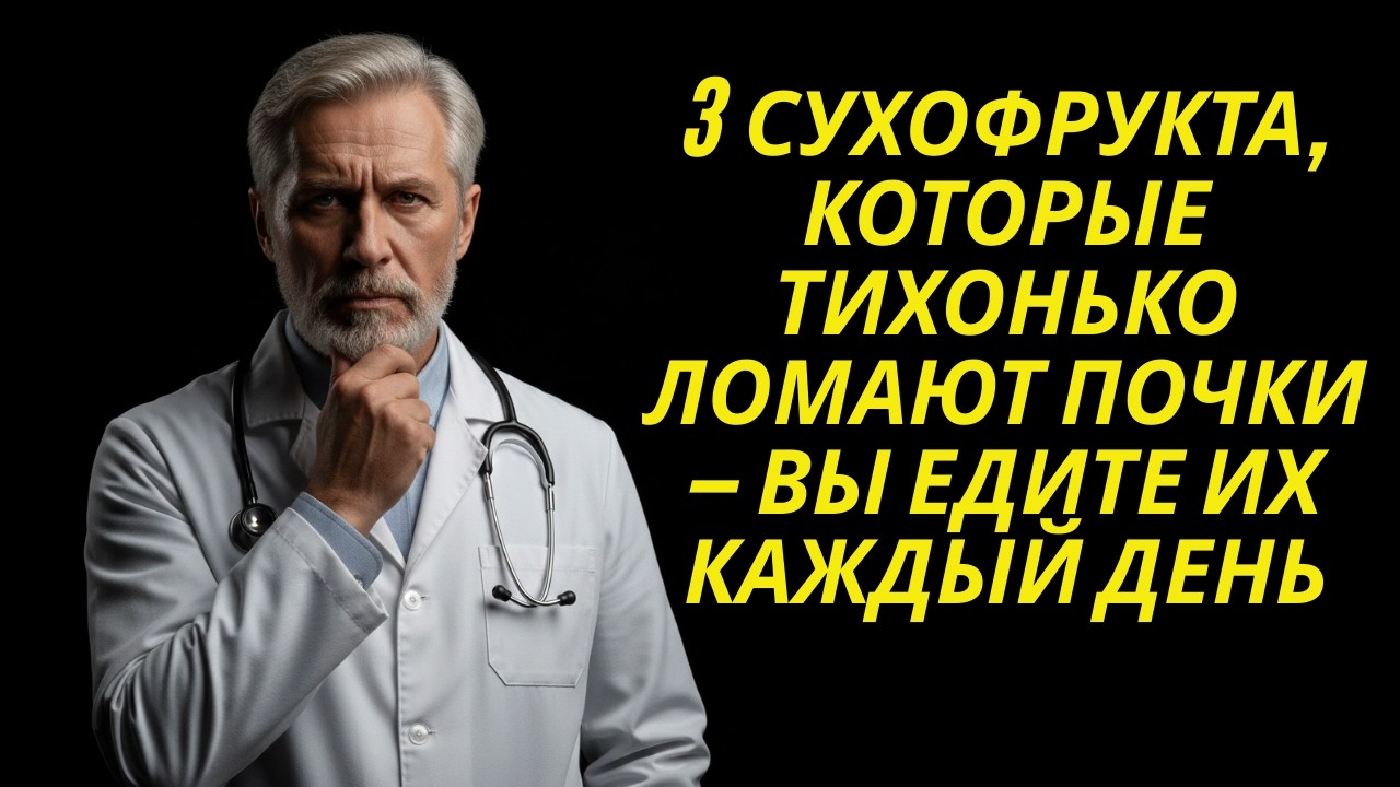 3 сухофрукта, которые тихонько ломают почки — вы едите их каждый день