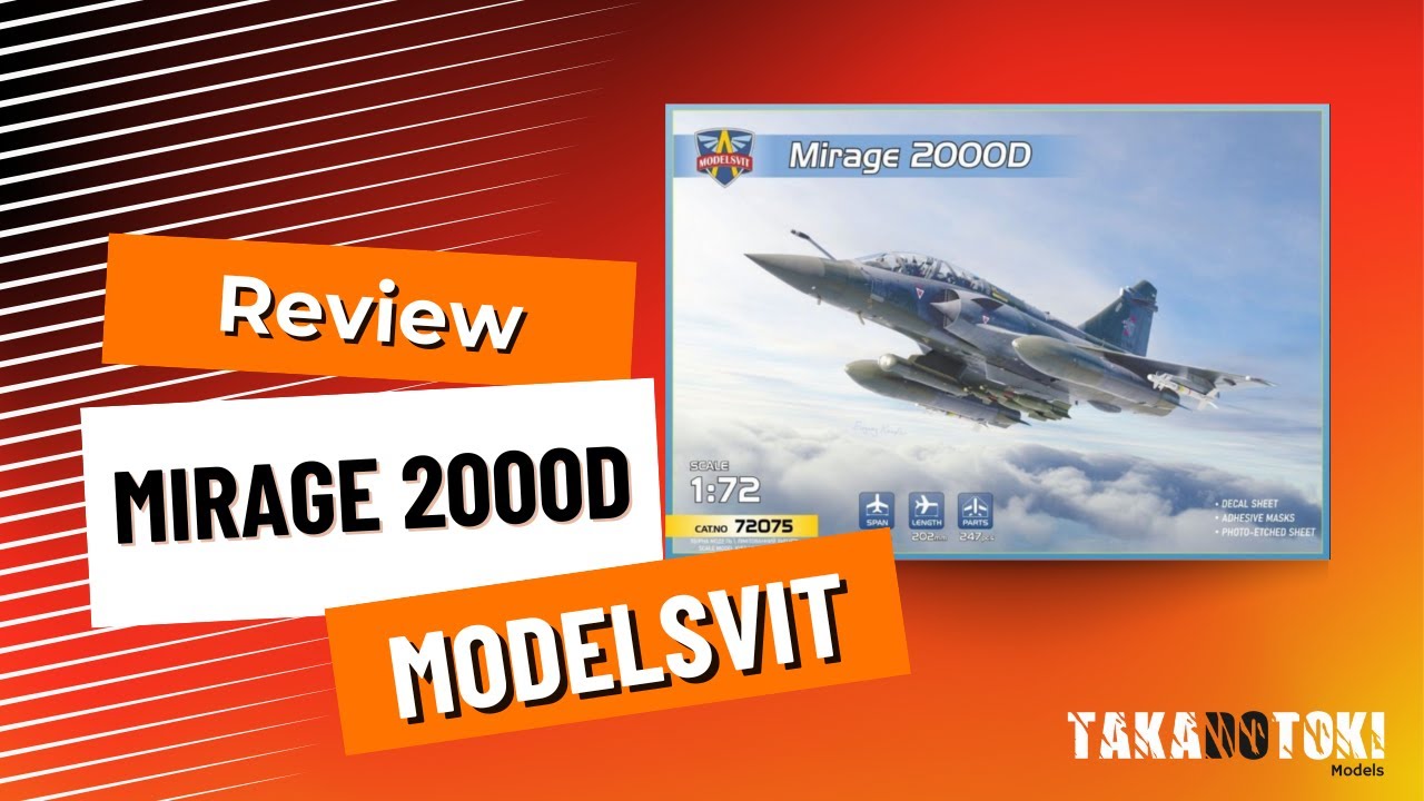 Modelsvit Mirage 2000D 1/72 Inbox Review | A Highly Detailed Double-Seater Kit