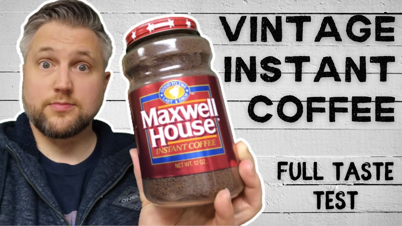 Vintage Maxwell House Instant Coffee Review