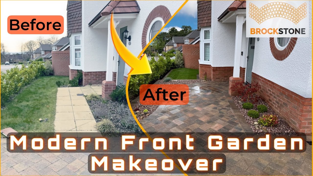 The Curved Approach - Modern Front Garden Makeover