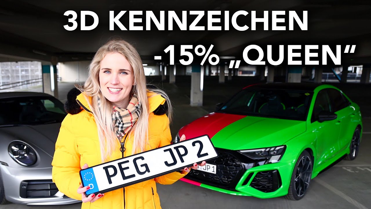 Alles was du über 3D Kennzeichen wissen musst I 3D Kennzeichen Komplett-Guide