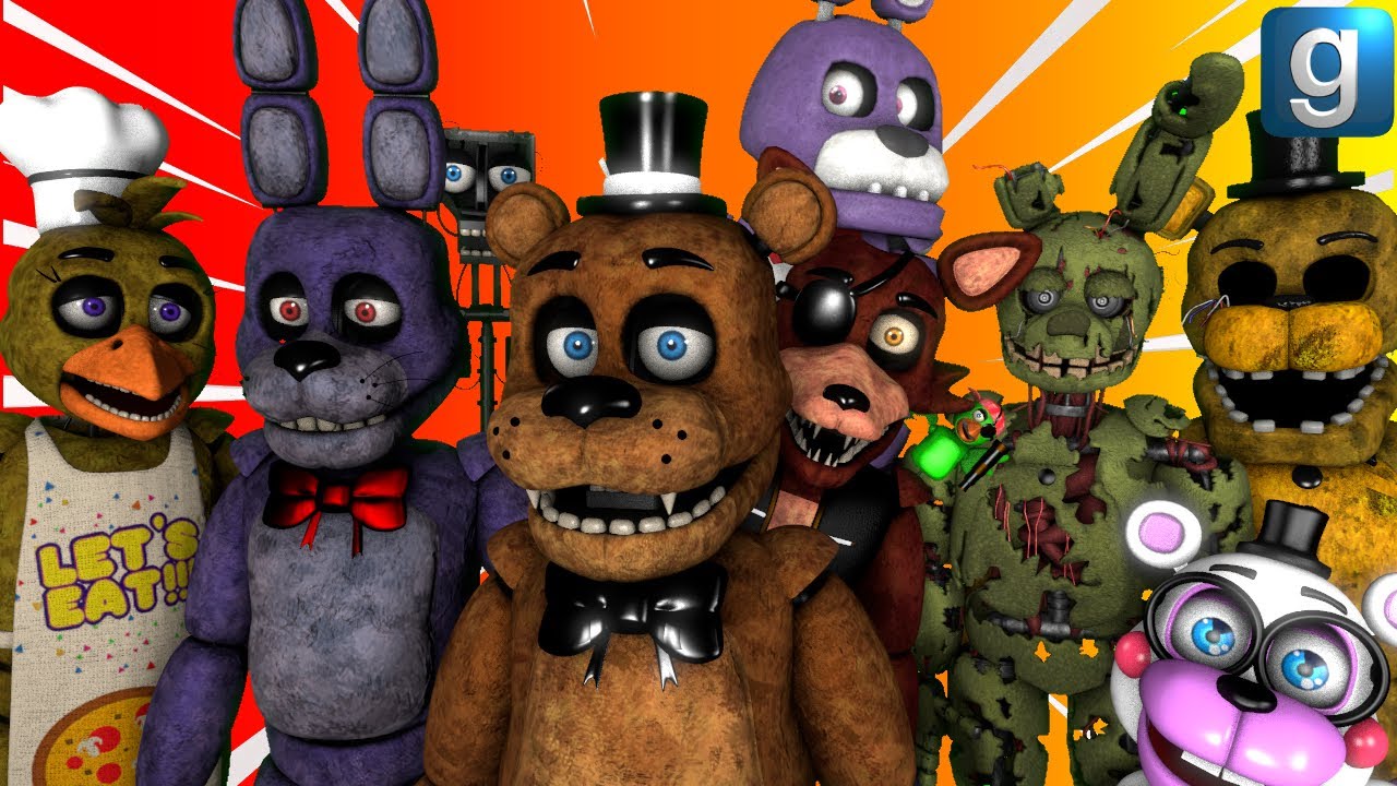 The Stylized Animatronics Go To School! [Day 1] ~ Gmod FNAF