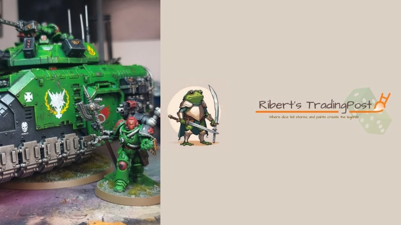 Hobby Desk Showcase: Repulsor Executioner & Techmarine | Salamanders