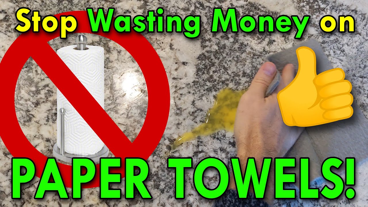 Stop Wasting Money on Paper Towels: Swedish Dishcloths are all-natural, ecofriendly & save you money