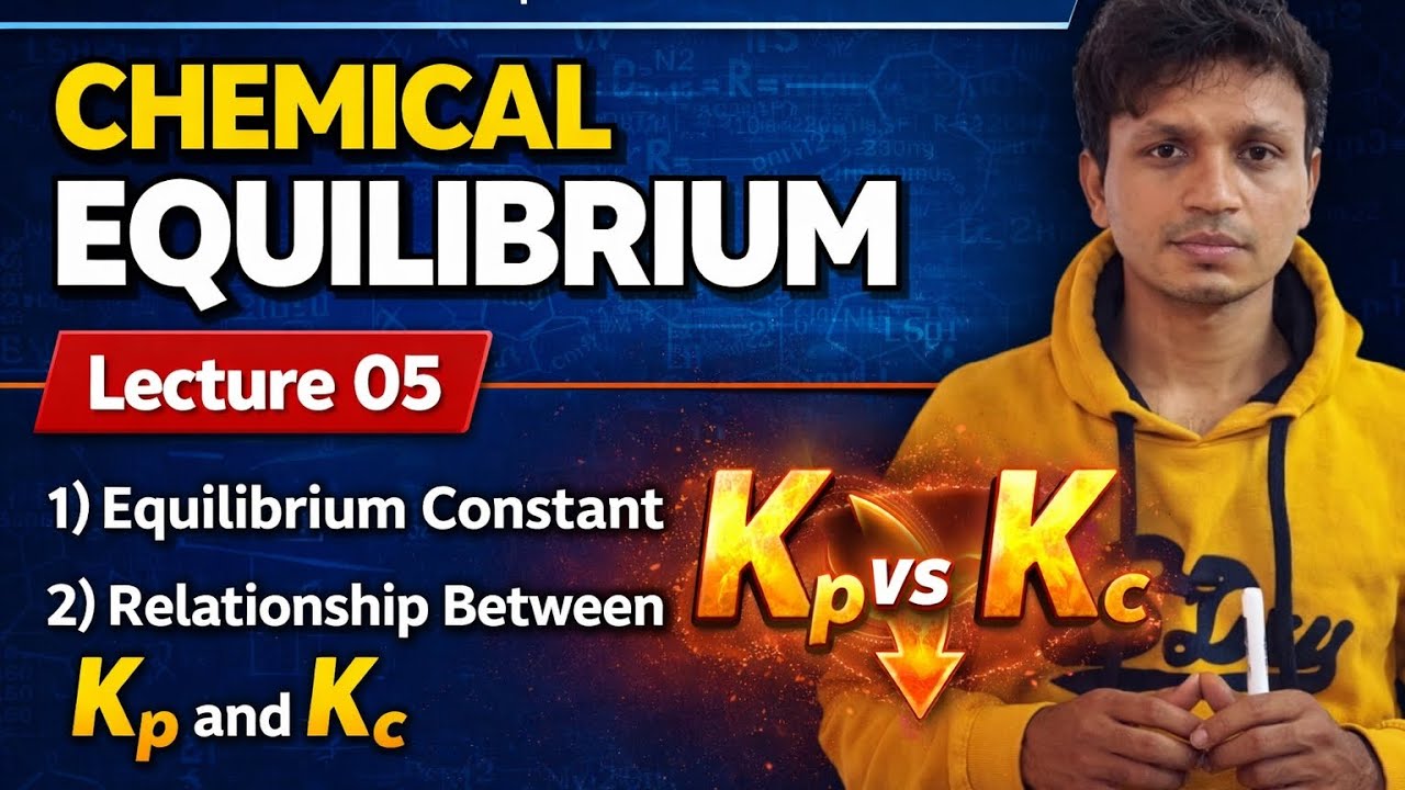 Chemical Equilibrium – Equilibrium Constant & Relation Between Kp and Kc | Class 11