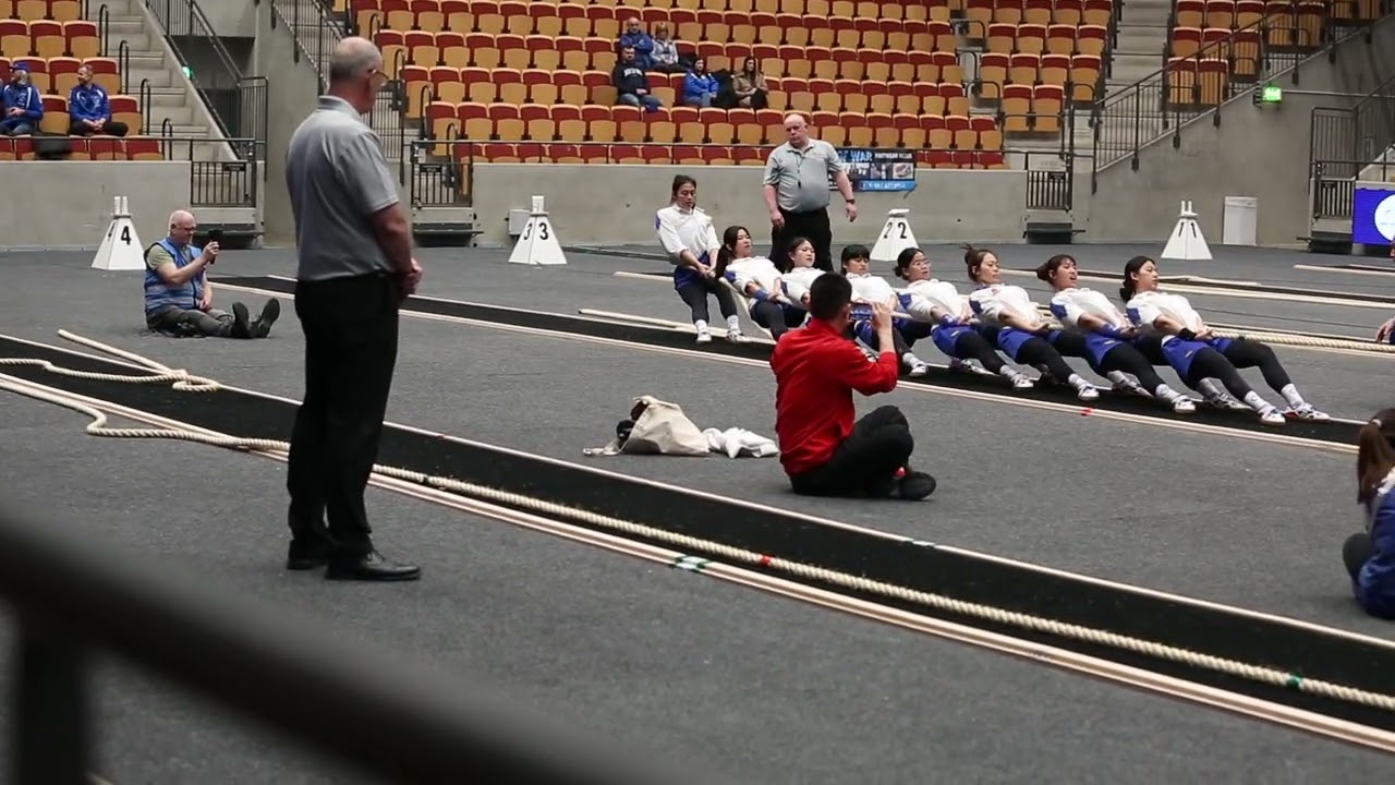 Day 1, World Championship Tug of War (2024): Taipei (Blue) vs China (Red)