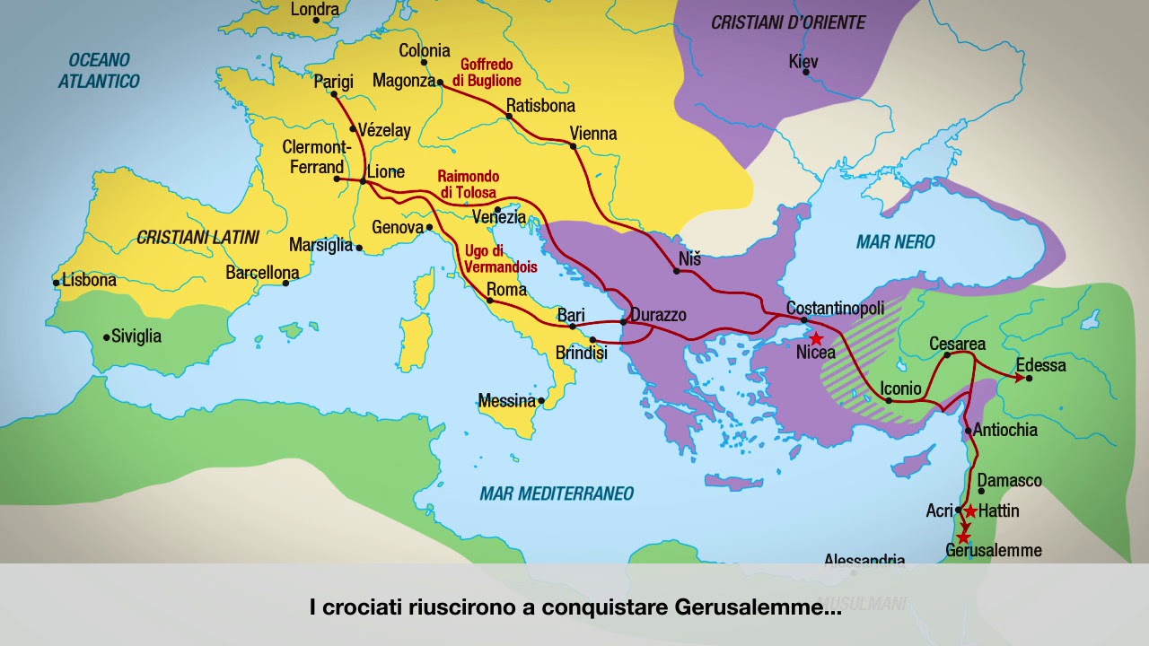 L’espansione cristiana in Oriente e in Terrasanta (tratto da Noi di ieri, noi di domani)