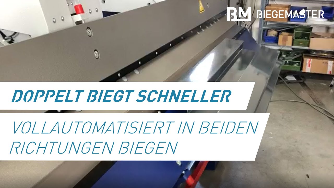 Doppelt biegt schneller: Mit dem XBEND vollautomatisiert in beiden Richtungen biegen