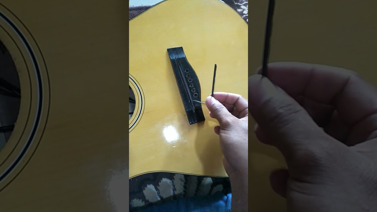 Cara pasang piezo pream gitar akustik elektrik tanpa alat Bor, #gitar #musik