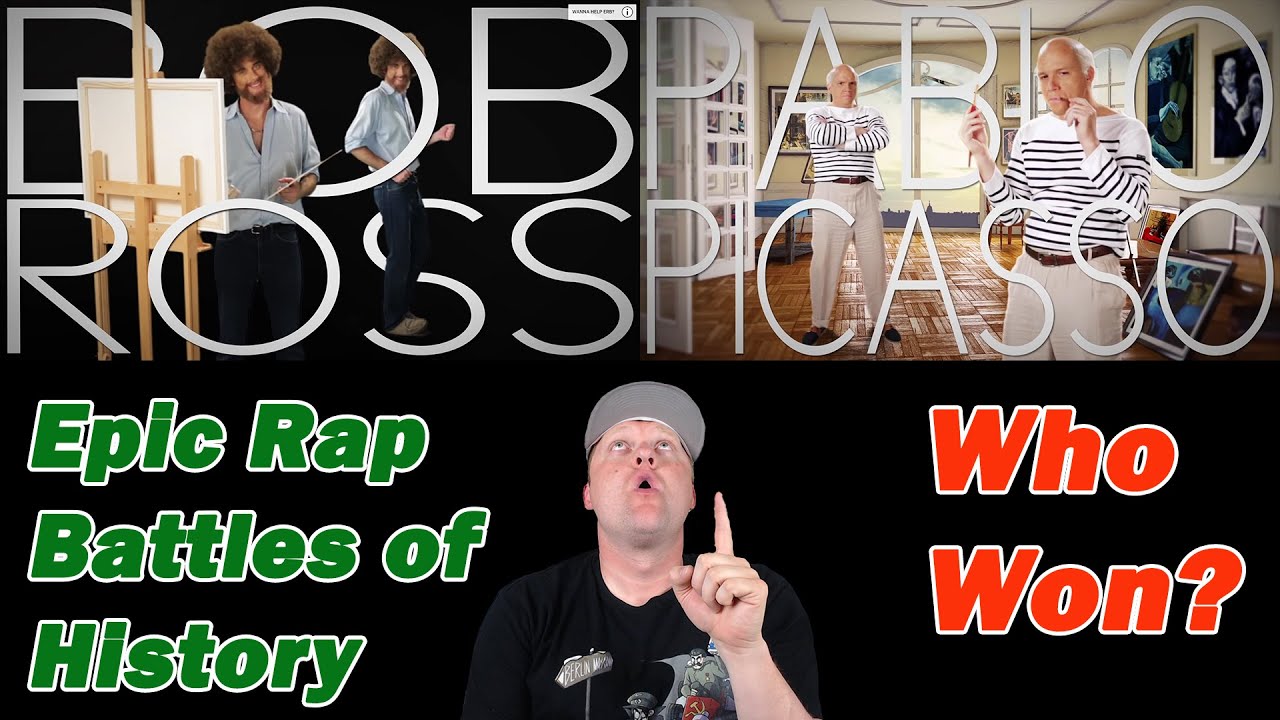 Bob Ross vs Pablo Picasso | Epic Rap Battles of History | A History Teacher Reacts