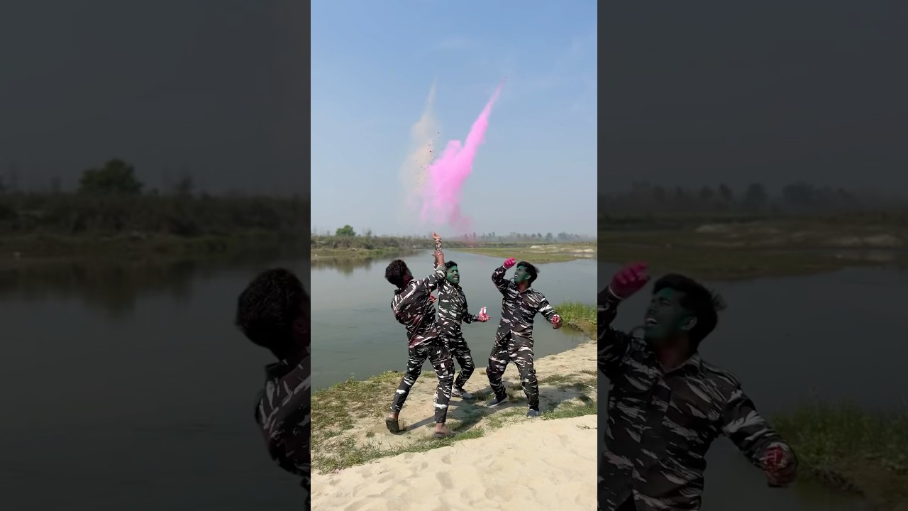 Holi 🪣ke din faujiyon ke sath yeh kya ho gaya 😭#holiholi #holi #shorts #army