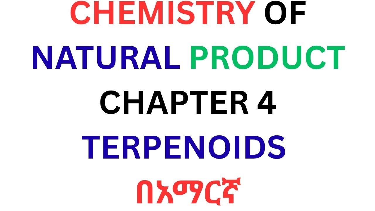 Natural Products/Terpenoids በአማርኛ/ Introduction and Classification #terpenoids #pharmacy