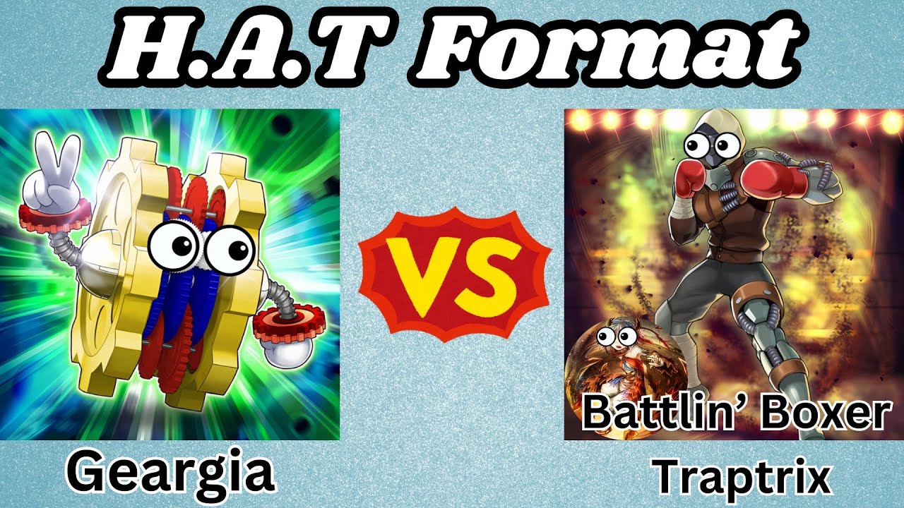 Geargia Vs Battlin' Boxer Traptrix! | HAT Format Replay Review! | 2014 Yu-Gi-Oh! WCQ