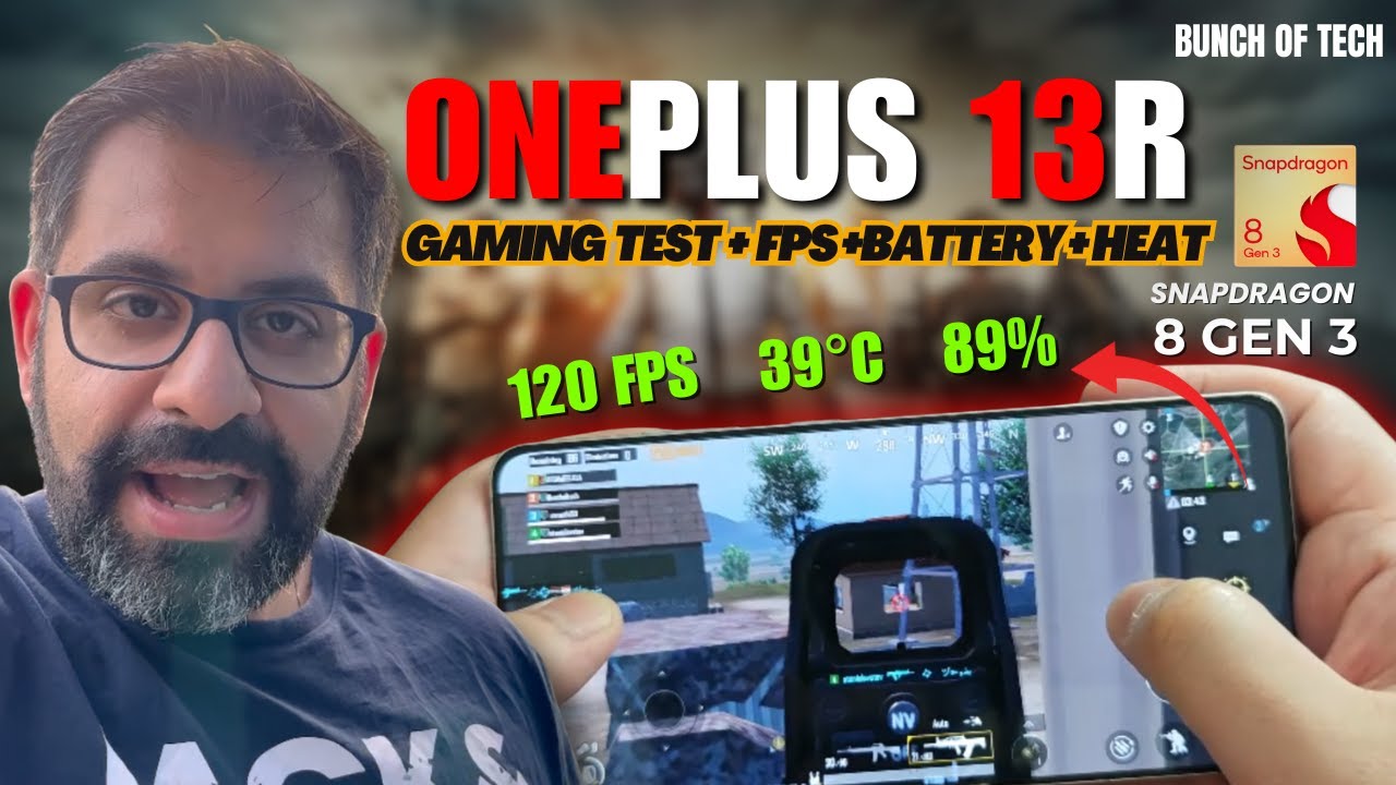 OnePlus 13R Performance Review 2025 | Gaming Test, FPS, Heating & Battery Life Explained