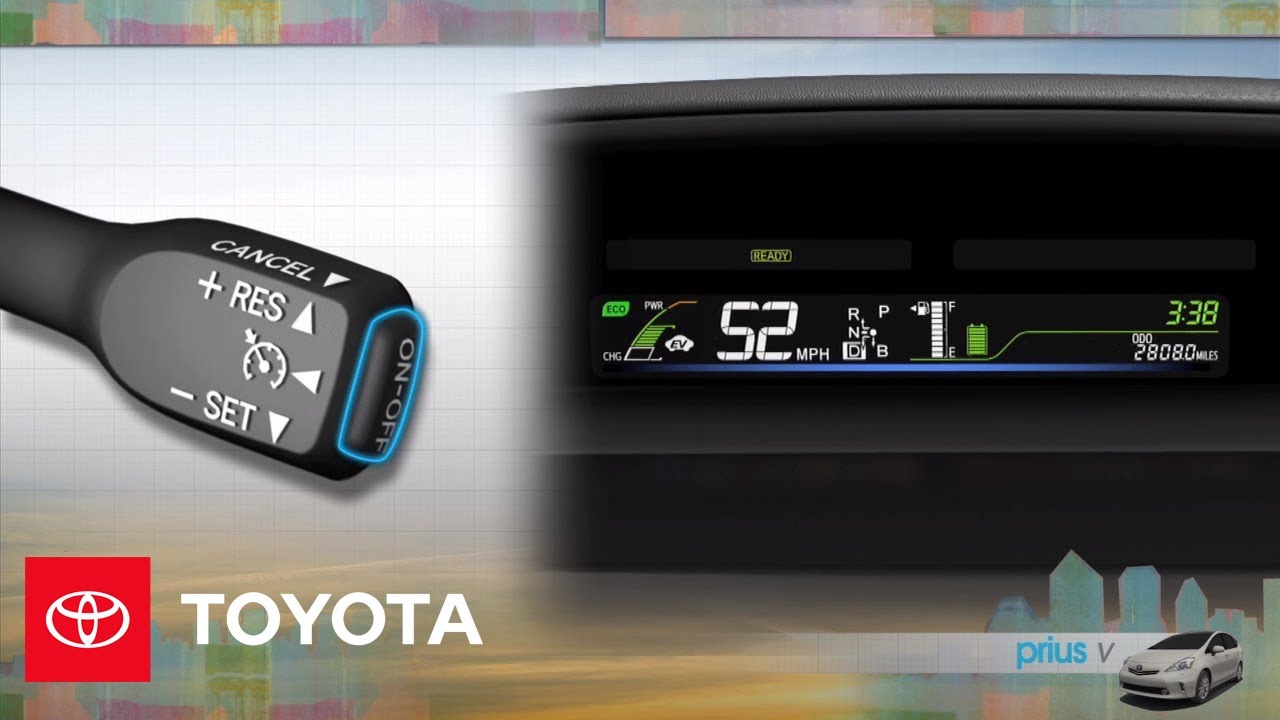 2012 Prius v How-To: Cruise Control | Toyota
