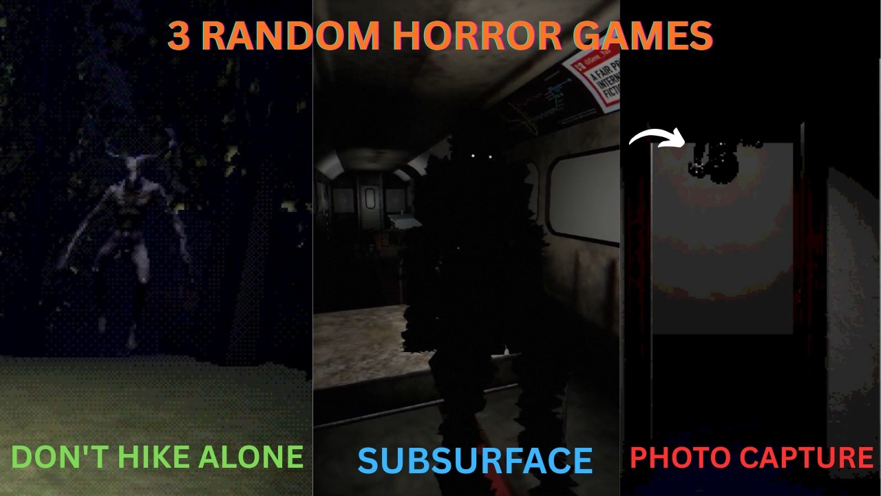Welcome To My 3 Random Horror Game Series | Part 10