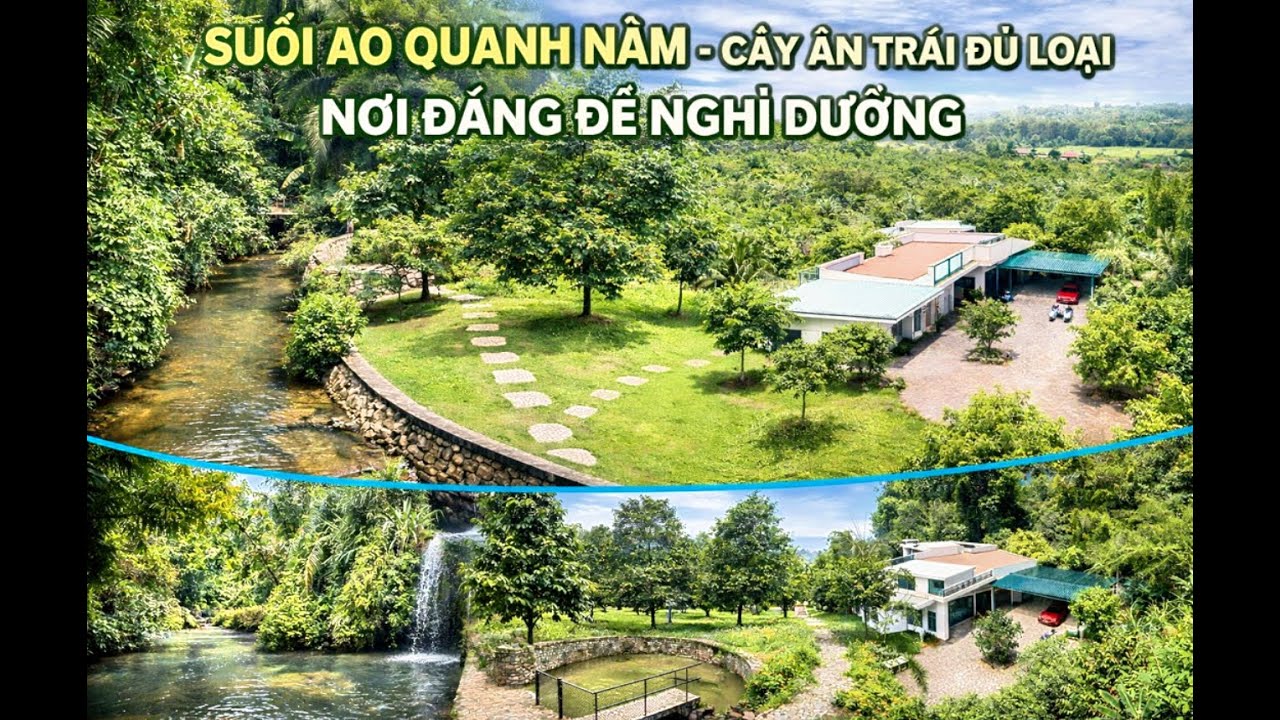Anh dũng không có thời gian chăm vườn được nữa nên cần bán gấp mãnh đất vườn cây suối ao quanh nâm