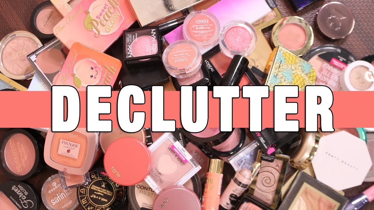 DECLUTTER My Makeup Collection | Blushes & Highlighters