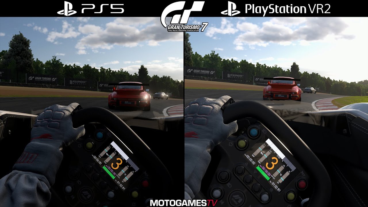 Gran Turismo 7 - PS5 vs PSVR2 Graphics Comparison
