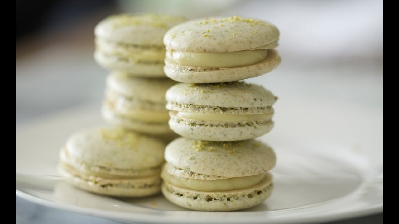 Pistachio Macarons | Byron Talbott