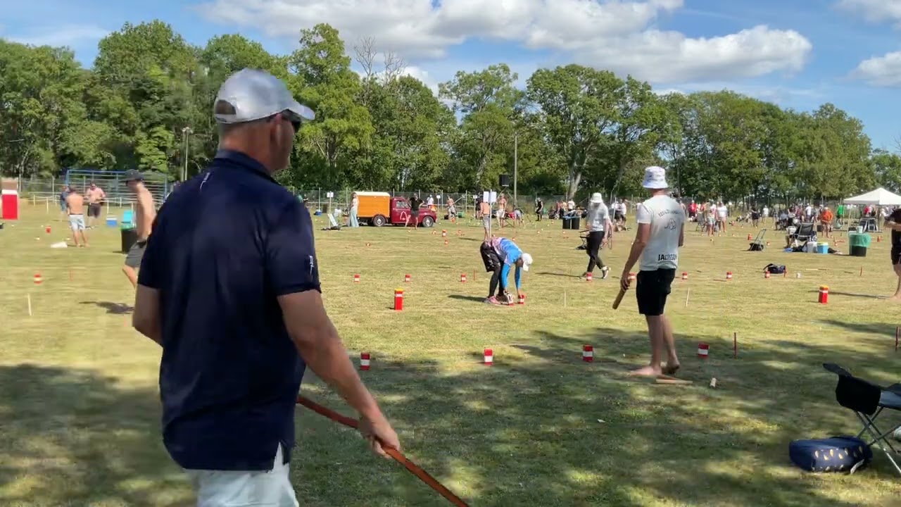 Kubb World Championship 2024 １vs １ Niclas Jacobsson🇸🇪 🆚 SATO Hirokazu🇯🇵 (1/2)