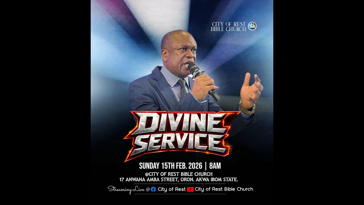 CITY OF REST || DIVINE SERVICE  || 15-02-2026