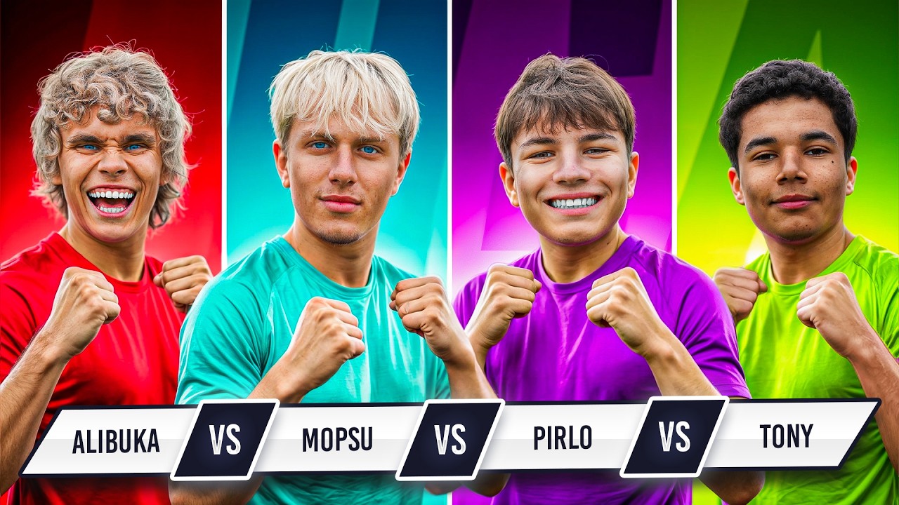 ALIBUKA vs PIRLO vs MOPSU vs TONY - LIGA YOUTUBER&Oacute;W | odc. 6 🔥