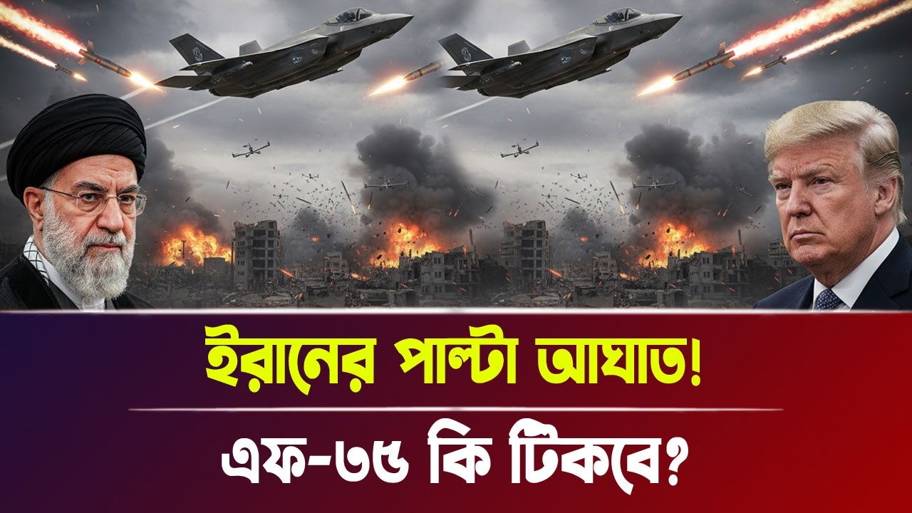 ইরানের পা'ল্টা আ'ঘা'ত! এফ-৩৫ কি টিকবে? | Iran-Israel war, Breaking News | Bangla News