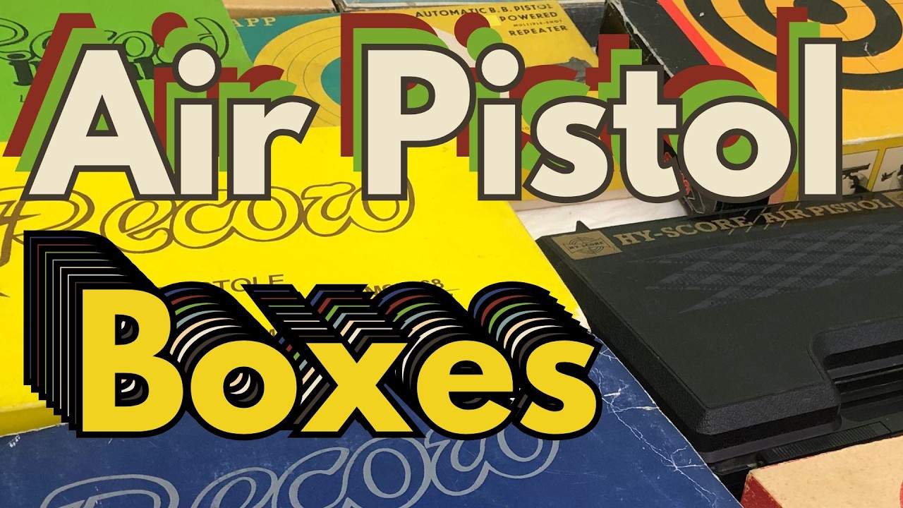 Classic Air pistols in their box's: Daisy F.B Record Webley Umerex Walther Hyscore Vintage airgun's