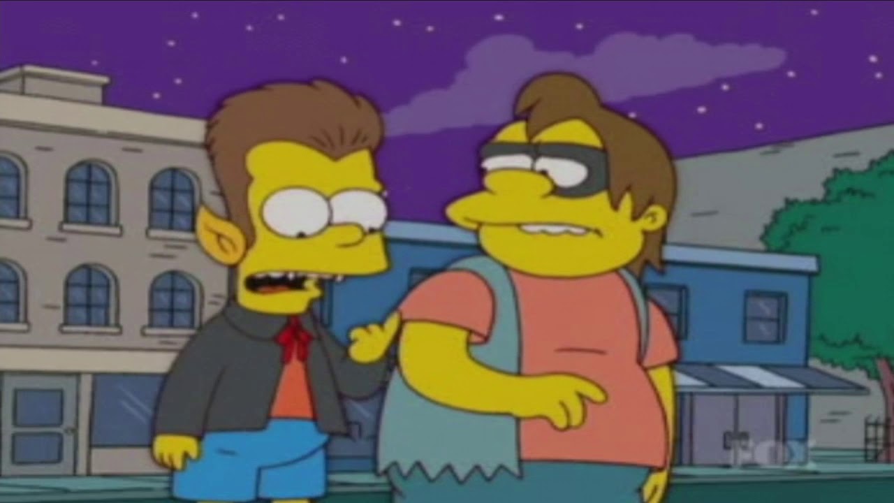 Nelson no soy un mapache, soy el llanero solitario | Los Simpsons [Latino]