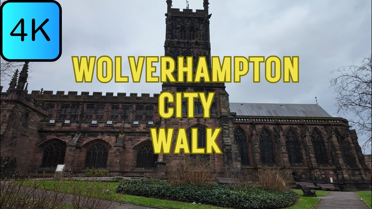 Explore the wonders of a Wolverhampton City Walk | 4K | West Midlands | UK