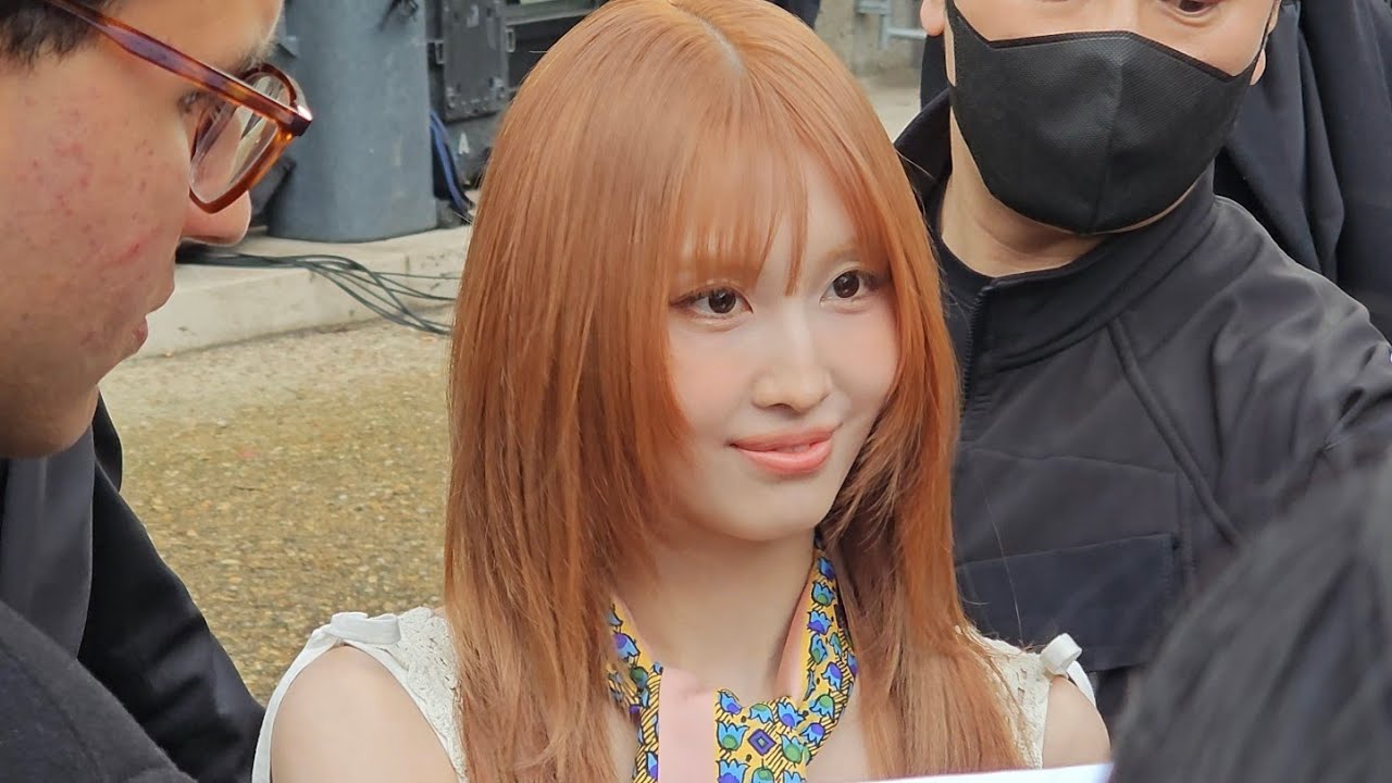 Twice Momo Hirai 平井 もも leaving MiuMiu Event for the Paris Fashion Week