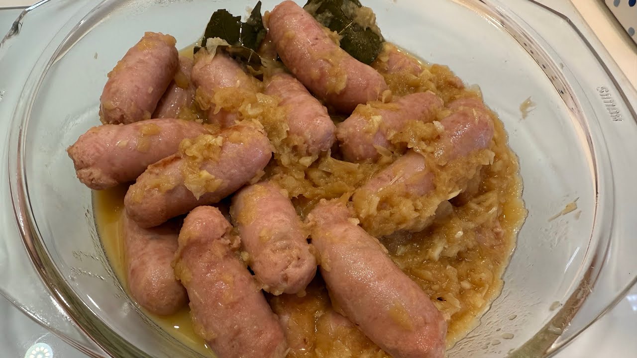 SALCHICHAS AL VINO 🍷 CON THERMOMIX 7😋!!