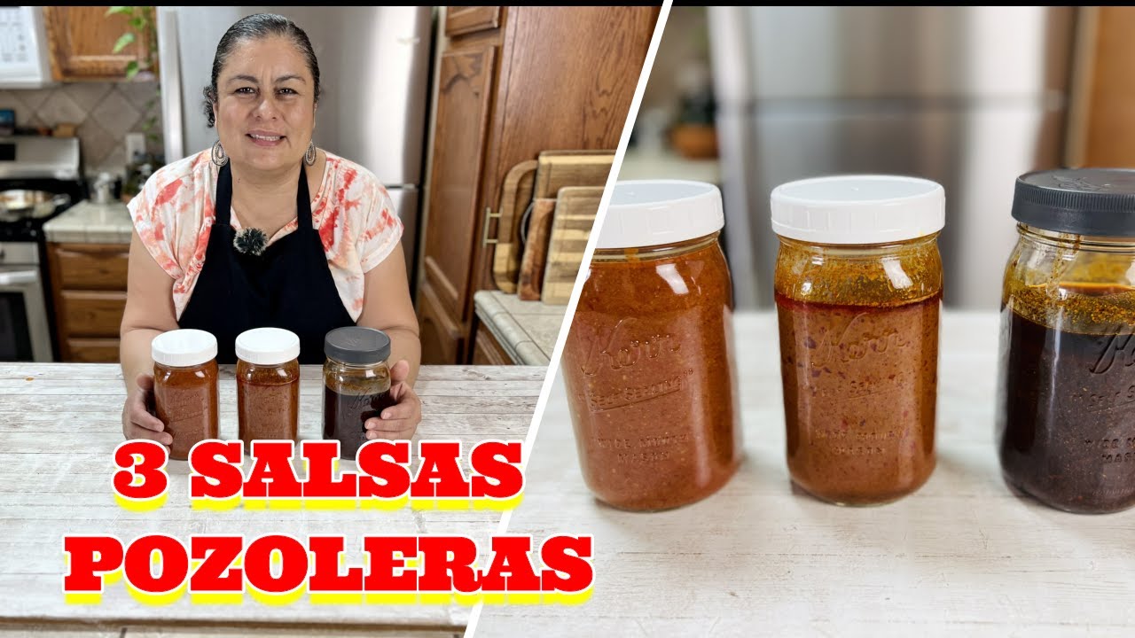 3 SALSAS POZOLERAS