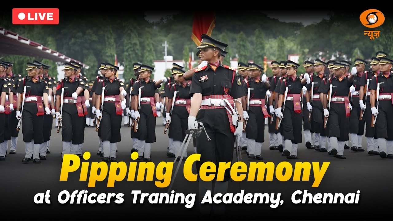 LIVE: Pipping Ceremony at Officers Training Academy, Chennai