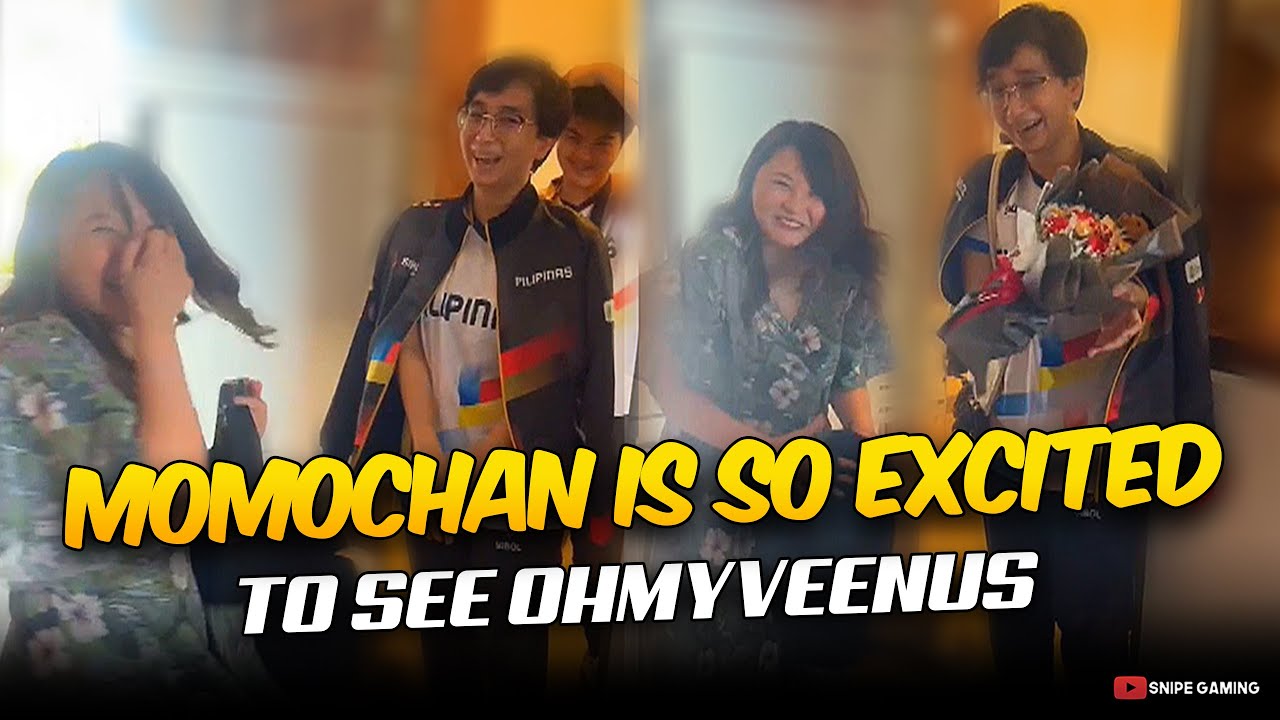 MOMOCHAN FUNNY REACTION MEETING OHMYV33NUS. . . 😮