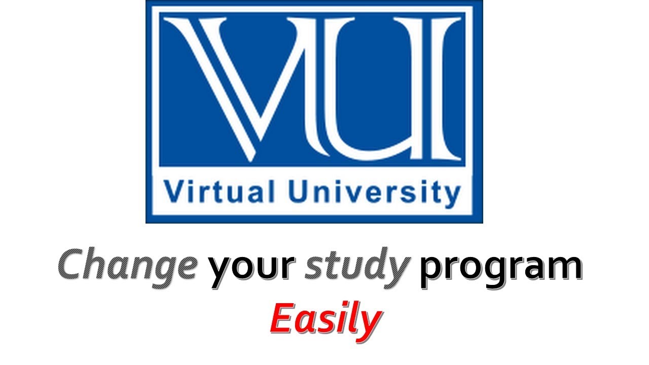 How to change Study Program in VU?