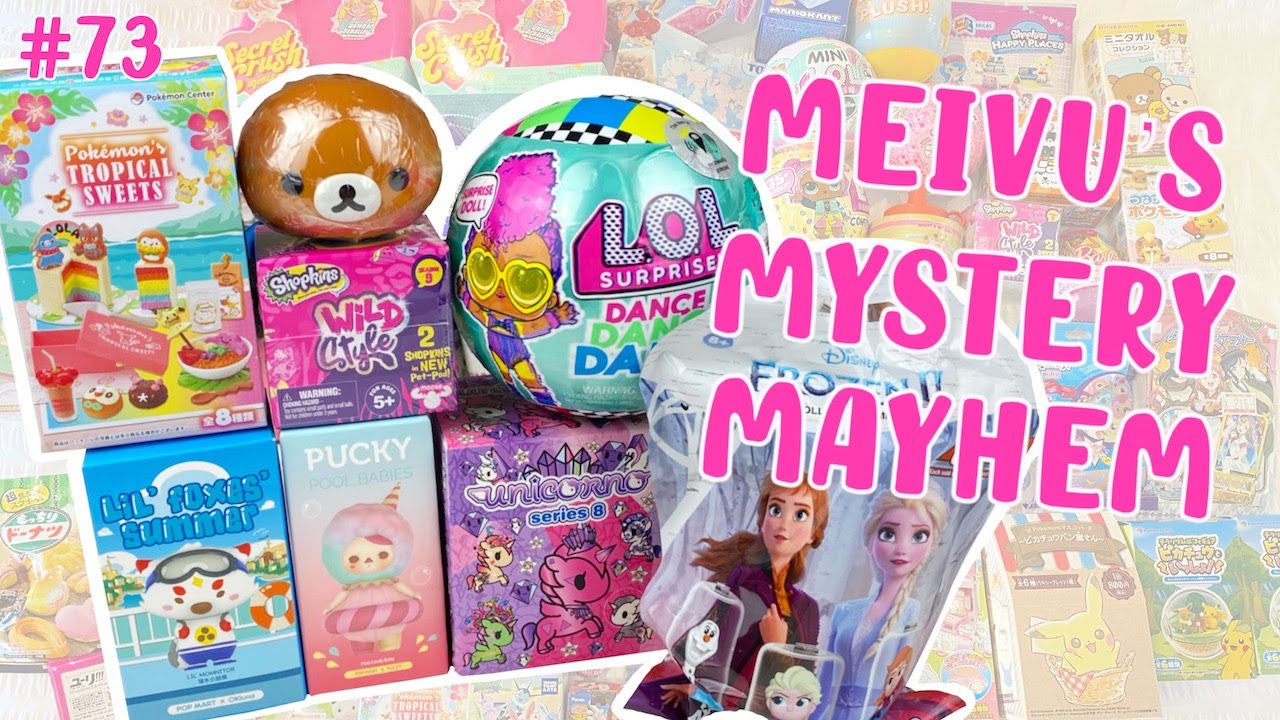 LET'S OPEN 8 NEW BLIND BOXES! Tokidoki, LOL Surprise, POP MART, Rilakkuma, Shopkins! | MMM #73