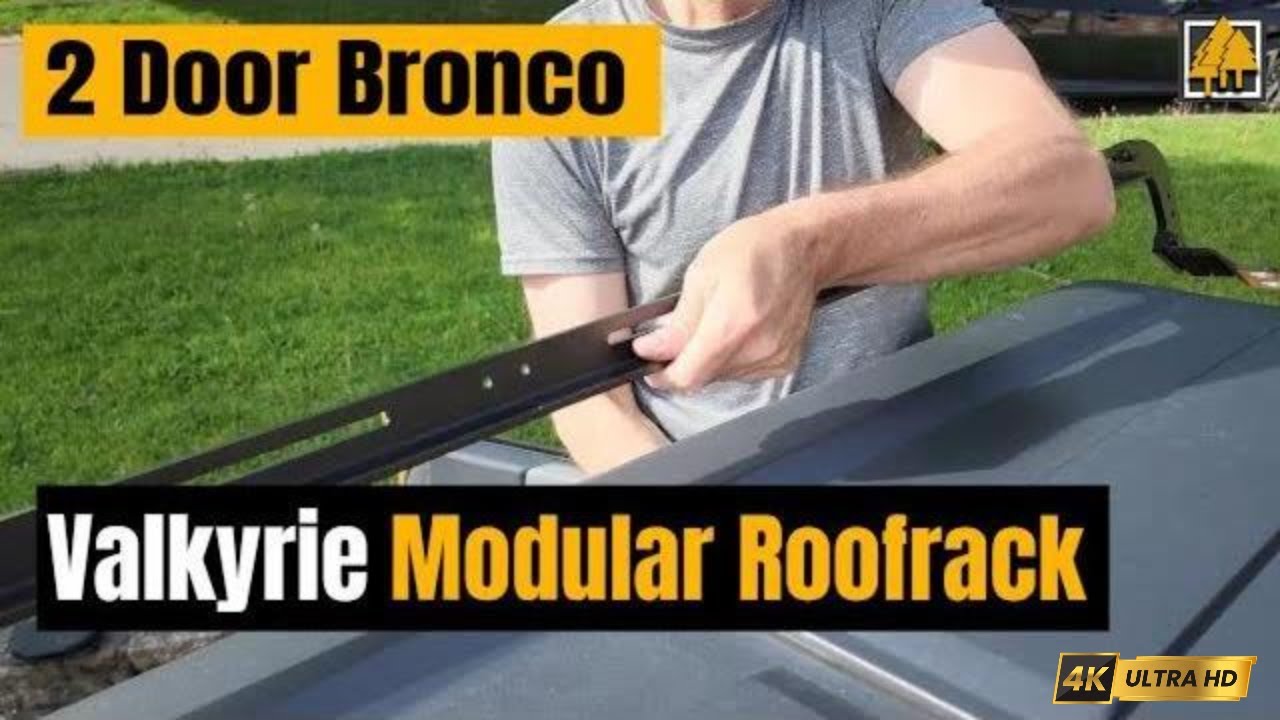 Valkyrie Offroad's modular roof rack install for Ford Bronco