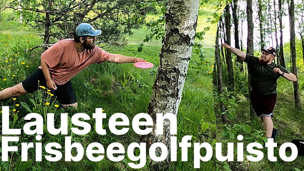 Käytiin testaamassa Lausteen Frisbeegolfrata! | 24 VAIKEAA väylää!