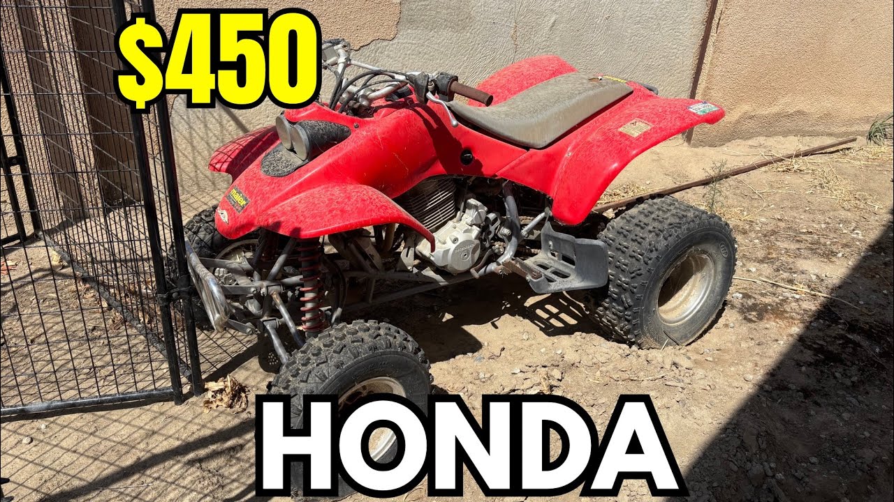 $450 Abandoned HONDA 400EX BARN FIND.. Will It Run?