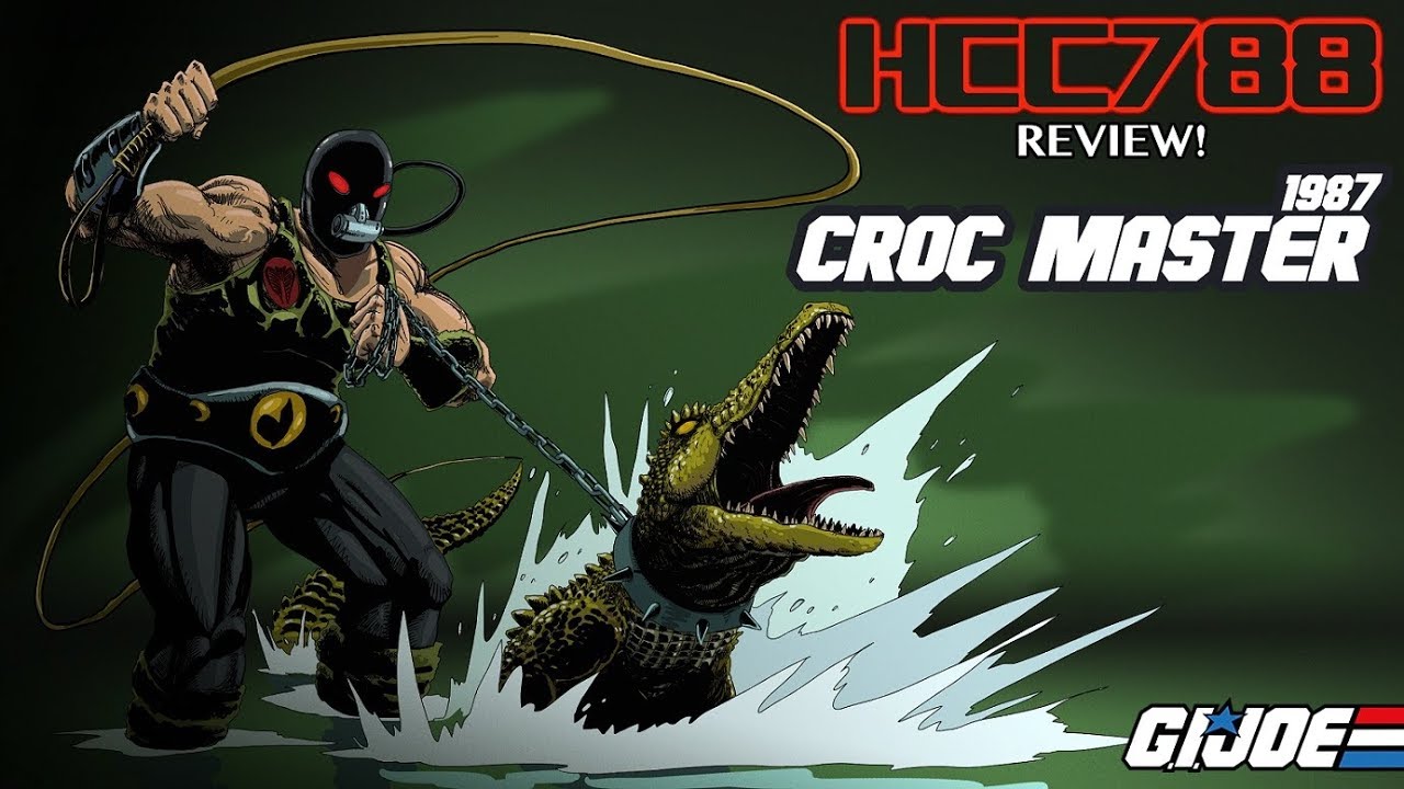 HCC788 - 1987 CROC MASTER - Кобра - дрессировщик рептилий - обзор винтажной игрушки G.I. Joe!