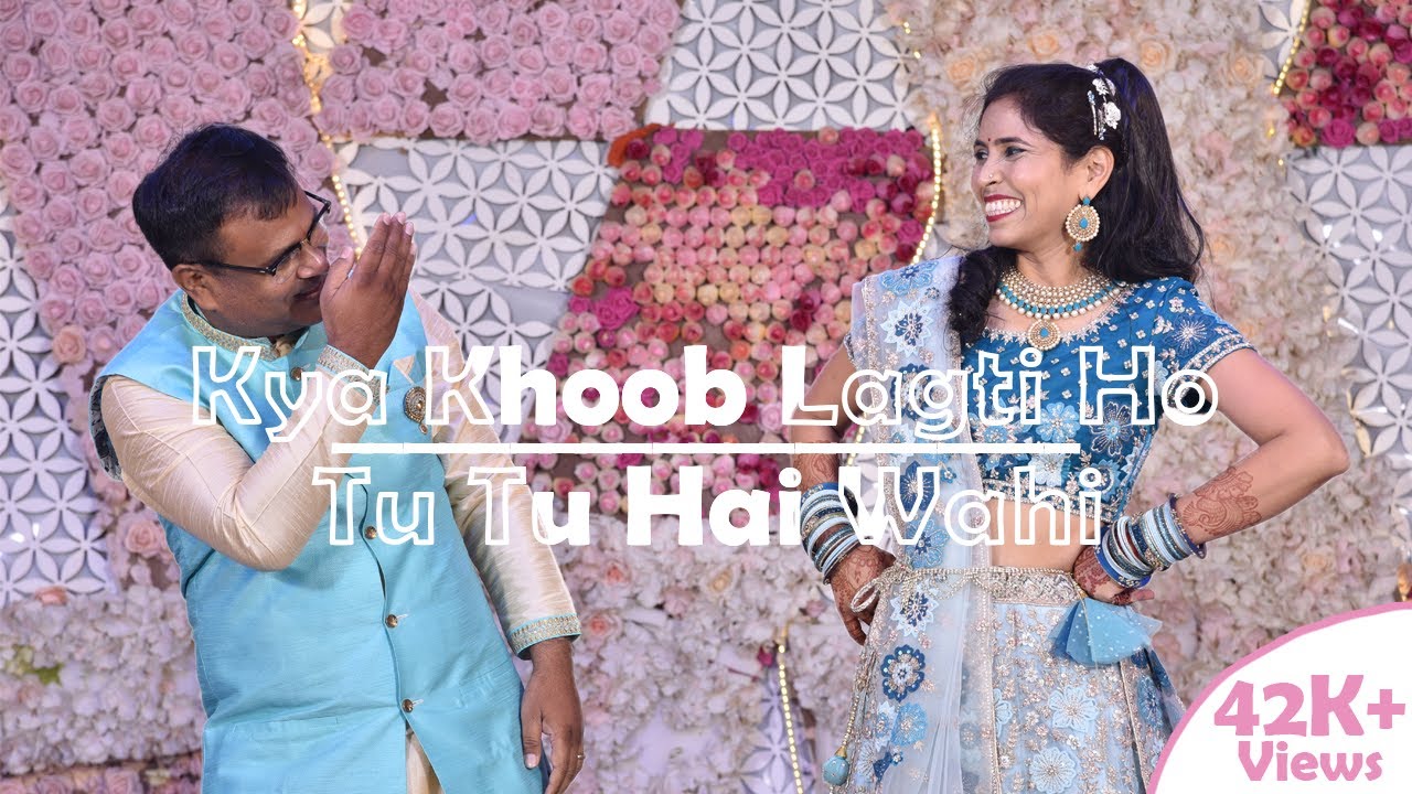 Beautiful Couple Dance | Kya Khoob Lagti Ho & Tu Tu Hai Wahi - Dr. Dinesh & Richa